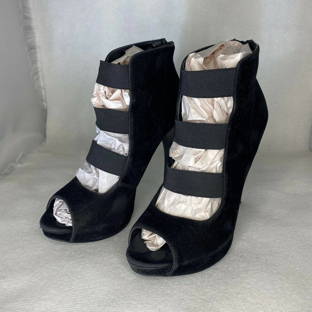 Dollhouse Womens Black  Straps Open Toe Spring S 9